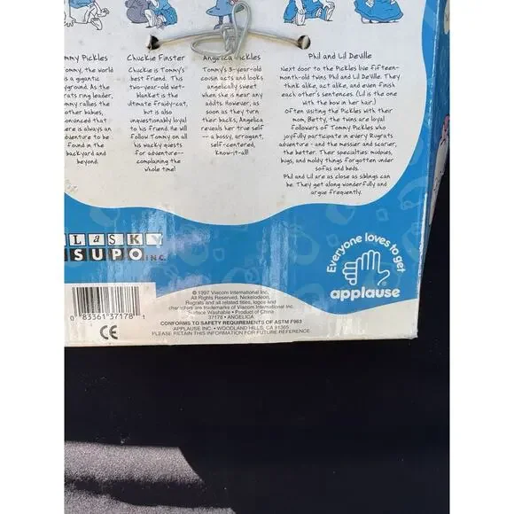 New Nickelodeon Rugrats Angelica Doll Toy 1997 Vintage Applause Rare